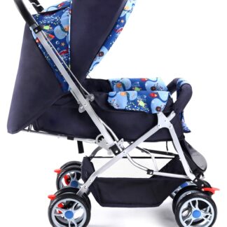 Babyhug Comfy Ride Stroller With Reversible Handle On Rent Blue 1