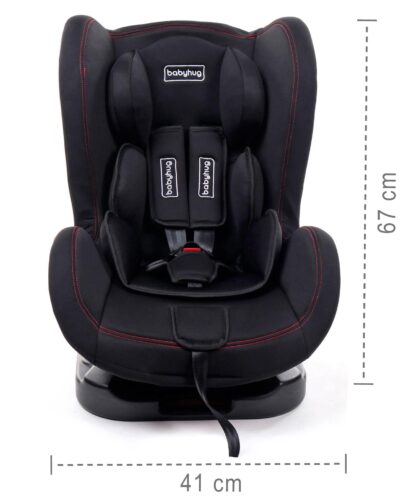 Babyhug Cruise Convertible Reclining Car Seat With Side Impact Protection On Rent Black 3