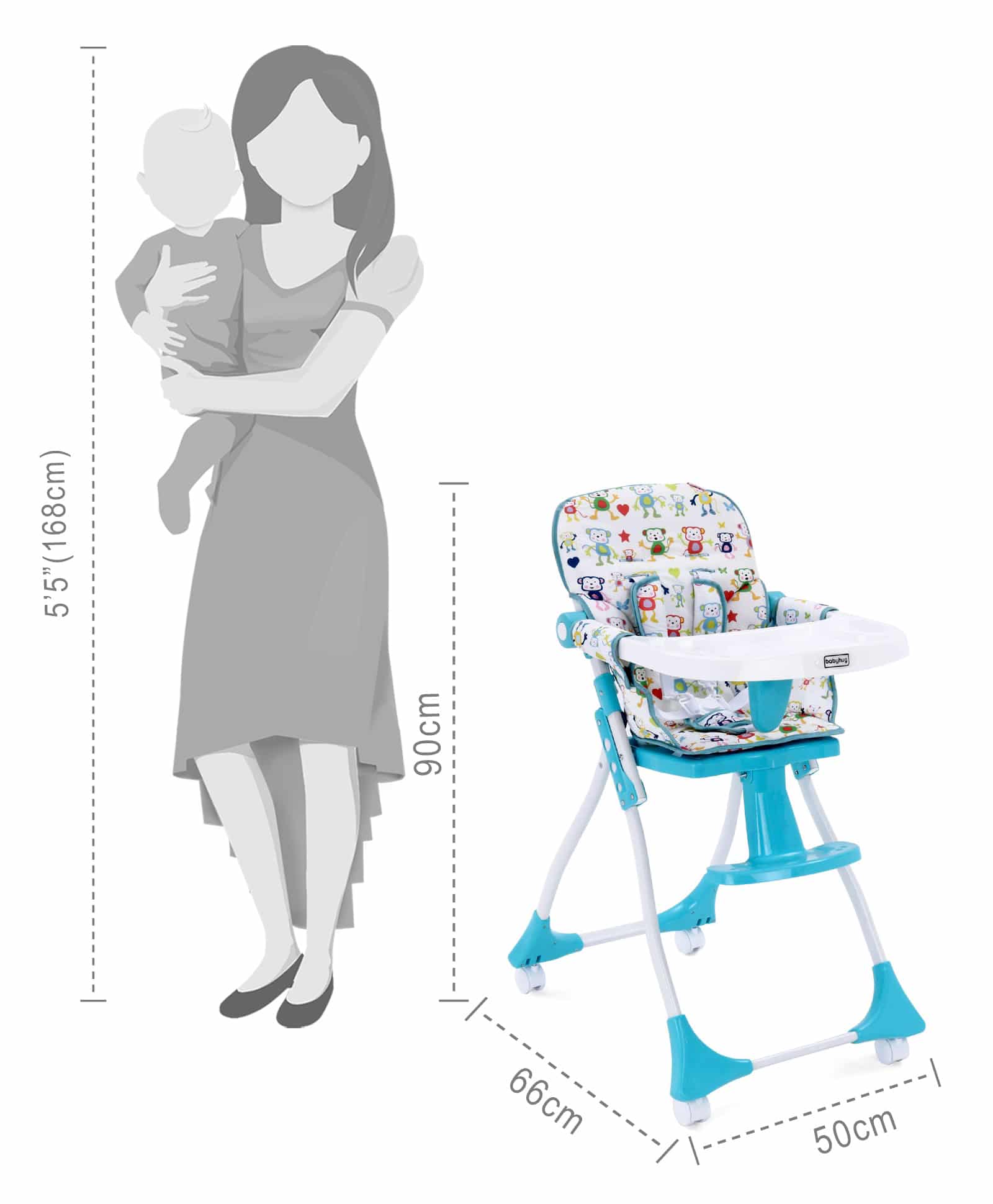 babyhug bloom high chair