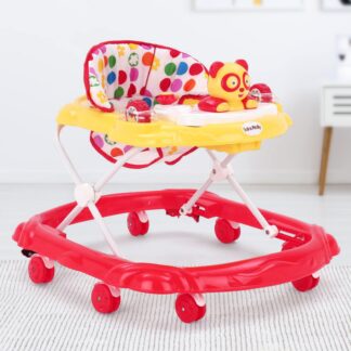 Brand New Baby Walker with Animal Face - Red Yellow on Rent 1
