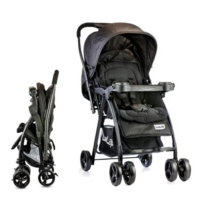 LuvLap Joy Stroller/Pram, Compact and Easy Fold, for Newborn Baby/Kids, 0-3 Years On Rent (Black) 1