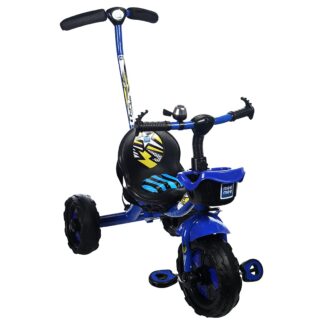 MeeMee Easy to Ride Baby Tricycle With Push Handle (Blue) MM-9888 D Tricycle On Rent (Blue) 1