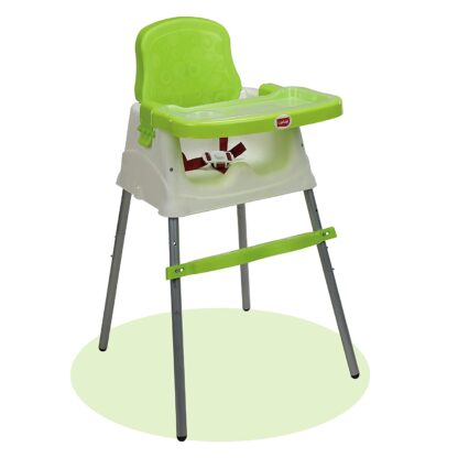 Luvlap 4 in 1 Convertible High Chair Cum Booster Seat (Green) On Rent 2