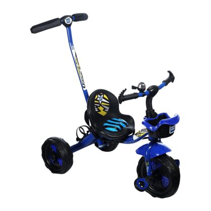 MeeMee Easy to Ride Baby Tricycle With Push Handle (Blue) MM-9888 D Tricycle On Rent (Blue) 3
