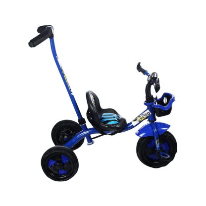 MeeMee Easy to Ride Baby Tricycle With Push Handle (Blue) MM-9888 D Tricycle On Rent (Blue) 4