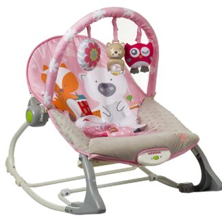 INFANTSO Baby Rocker & Bouncer Foldable Portable with Calming Vibrations & Toy On Rent 1