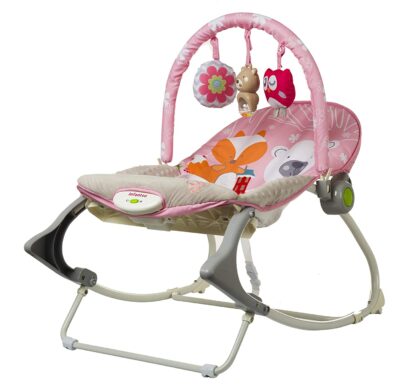 INFANTSO Baby Rocker & Bouncer Foldable Portable with Calming Vibrations & Toy On Rent 2