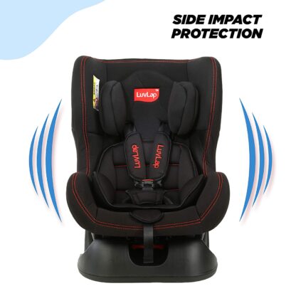 LuvLap Sports Convertible Car Seat for Baby & Kids from 0 Months to 4 Years (Black) On Rent 5
