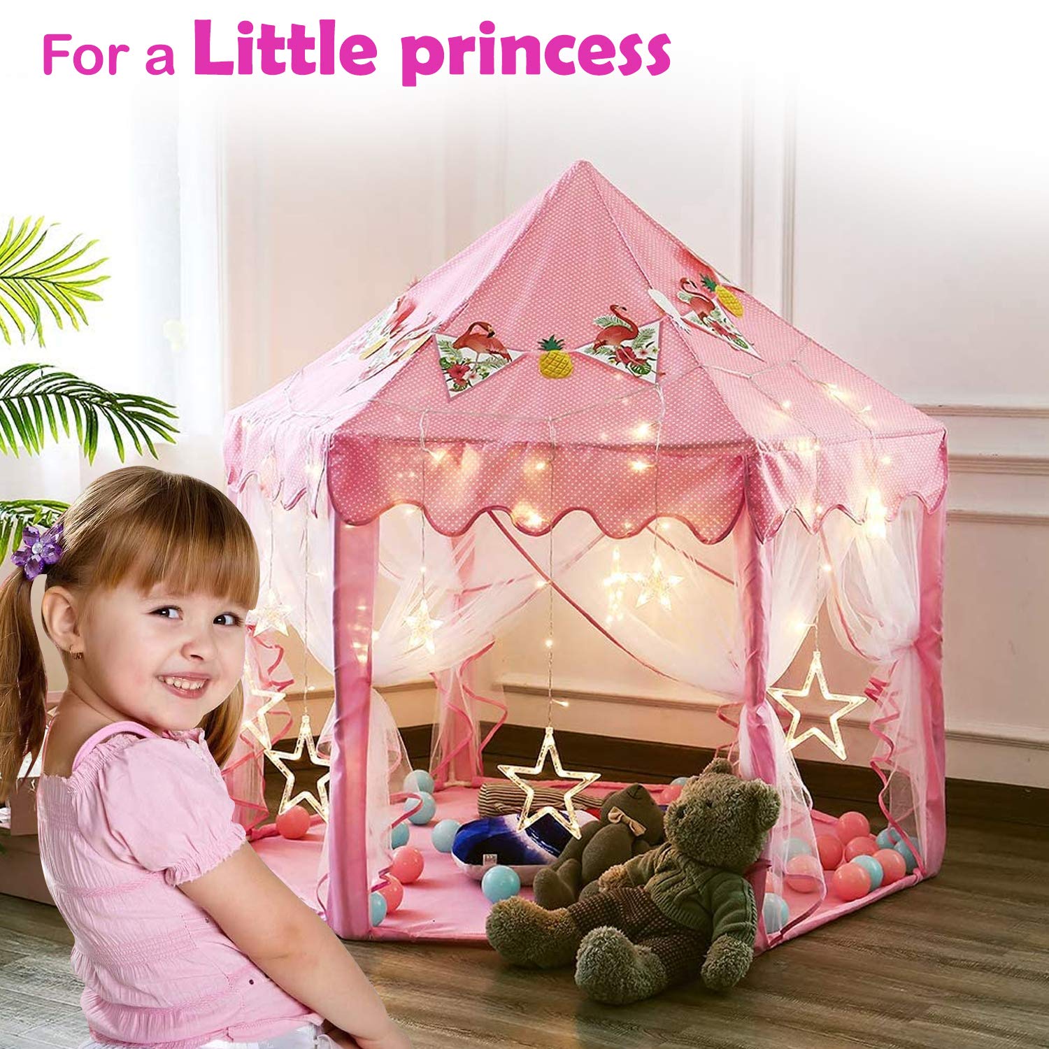 FAIRY TALE TENT Large Durable Princess Castle Tent for Boys Girls