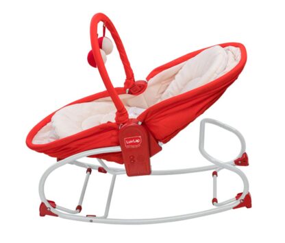 LuvLap 3 in 1 Rocker Napper with Musical Vibrations Red On Rent 8