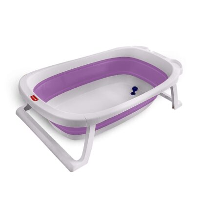 LuvLap Splash 2 in 1 Folding Baby Bath tub cum Baby Bather with Temperature Sensitive Plug & Anti Slip base On Rent 1